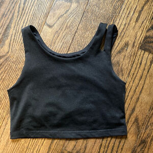 Girls Joe Fresh Tank Top Black Size M